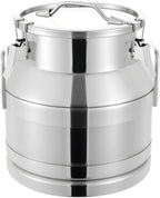 20L Stainless Steel Milk Bucket with Sealed Lid, 20 Liter Milk Can 5 Gallon Milk Container Heavy Duty Milk Jug Wine Milk Pail Ice Bucket with Lid (US Stock)
