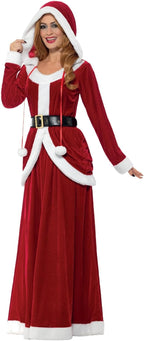 Smiffys Women's Deluxe Ms Claus Costume