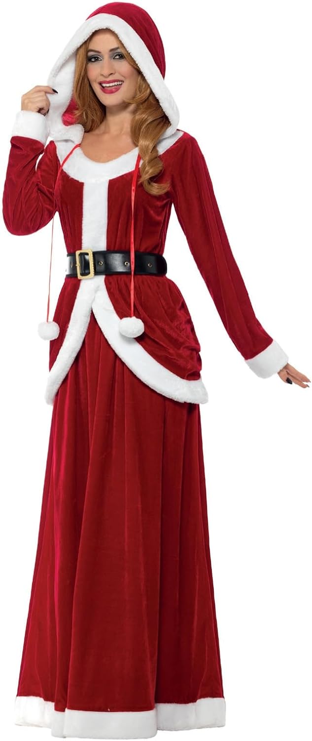 Smiffys Women's Deluxe Ms Claus Costume