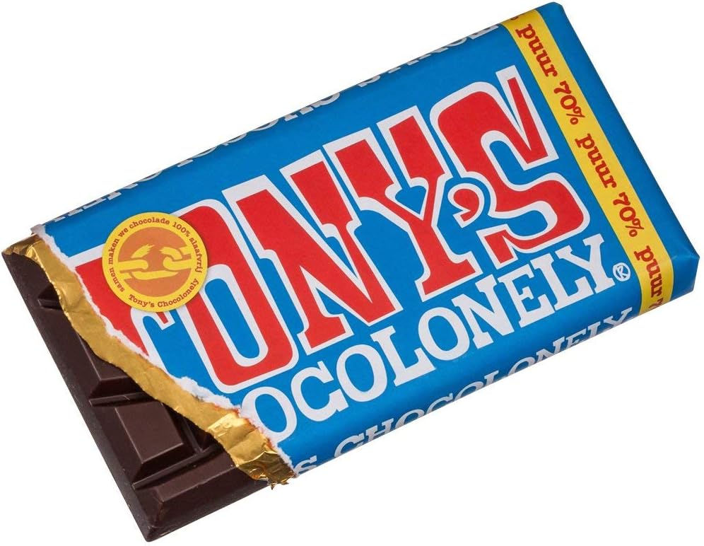 Tony's Chocolonely Dark Chocolate 70% puur 180 g