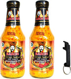 Baron West Indian Hot Sauce 14oz (397 g) 2-Pack – Product of St. Lucia – Curated & Packaged by ODatzGood