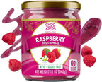 ChocZero Raspberry Jam Preserves, No Added Sugar, Keto Fruit Spread, Great Source of Fiber, All Natural, 12 Ounces (Pack of 1)