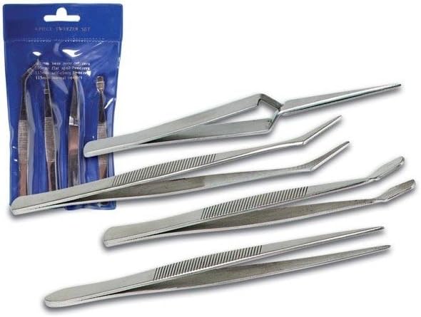 Velleman VTTWSET 4 PC TWEEZER SET