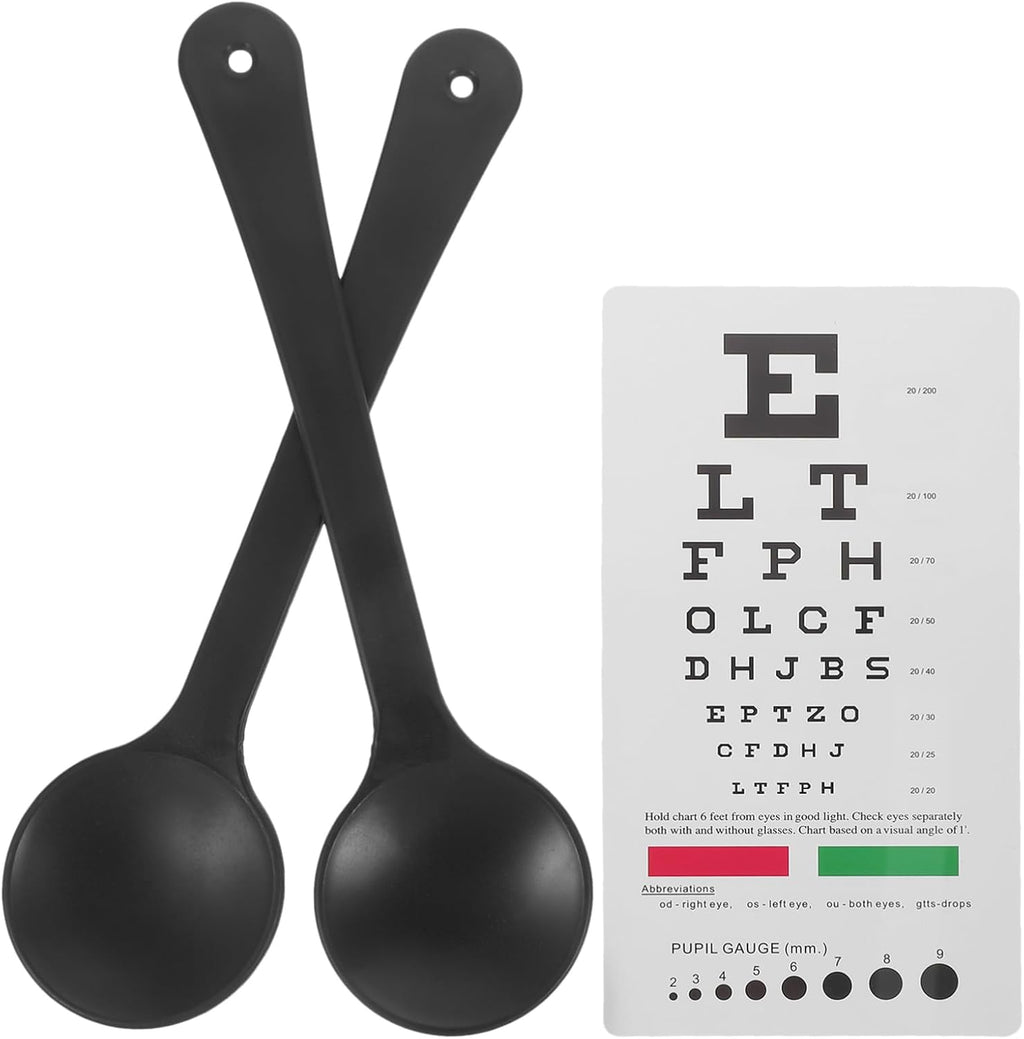Eye Chart Eye Occluder Comprehensive Vision Testing Kit Use Exam Chart Distance
