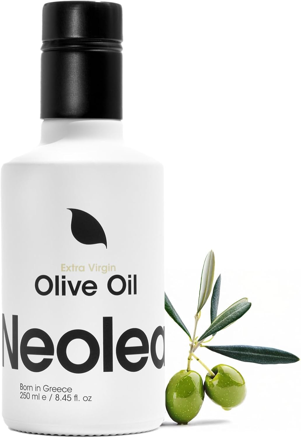 Neolea Greek Extra Virgin Olive Oil – Single Origin, Early Harvest, High Polyphenol – From Koroneiki Olives Hand Picked in Greece – Fresh Aromatic Cooking Oil & Finishing Dishes – 8.45 fl. oz / 250ml