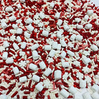 COOL MOM SPRINKLES Mini Marshmallows for Hot Chocolate Sprinkles Medley (7 oz.) – Christmas Themed Sprinkles for Decorating Cakes, Cupcakes, Cookies & Desserts – Mixed in the USA / Gluten-Free