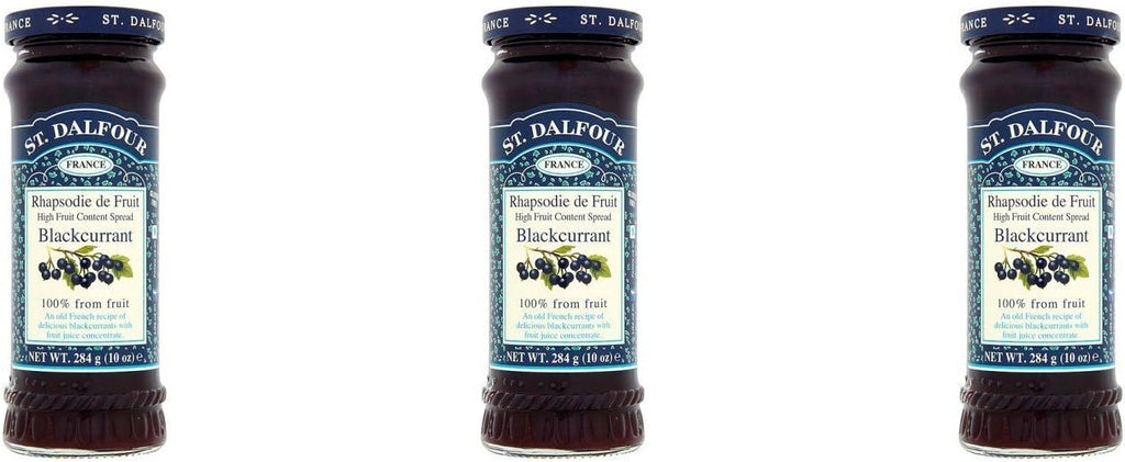 (3 PACK) - St Dalfour Blackcurrant| 284 g |3 PACK - SUPER SAVER