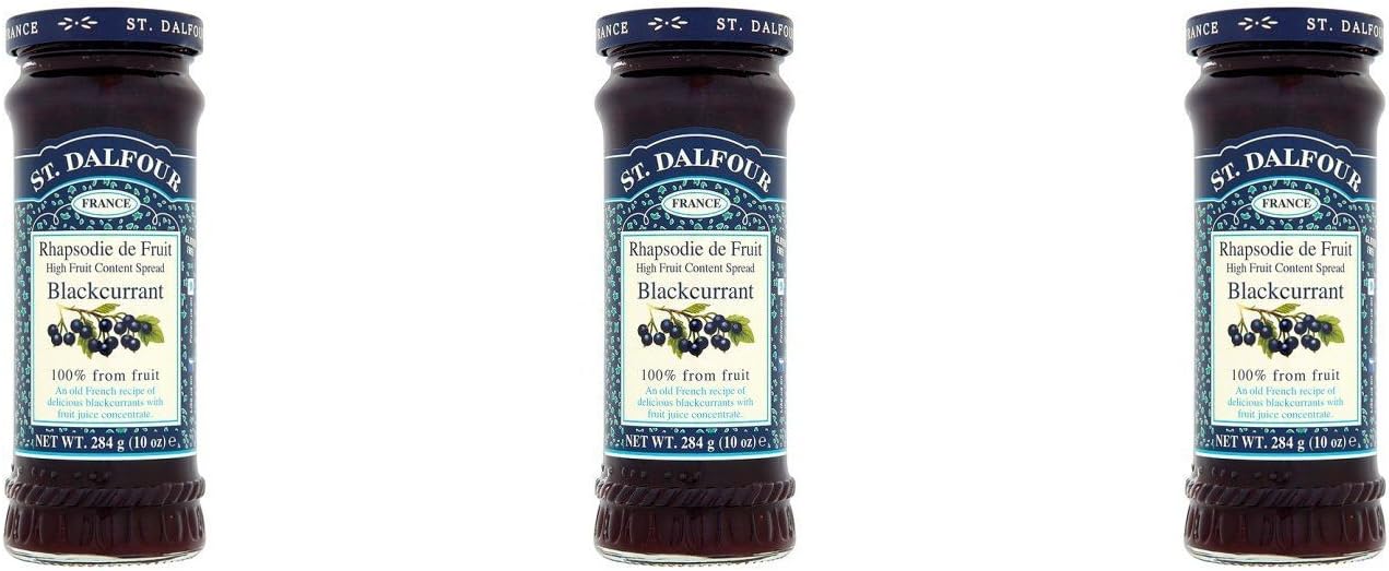 (3 PACK) - St Dalfour Blackcurrant| 284 g |3 PACK - SUPER SAVER