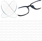 40 Pairs Adhesive Eyeglass Nose Pads, Soft Silicone Glasses Nose Pad, Non Slip Noses Pads for Glasses Accessories, Clear Glass Noses Grips for Eyeglasses Sunglasses