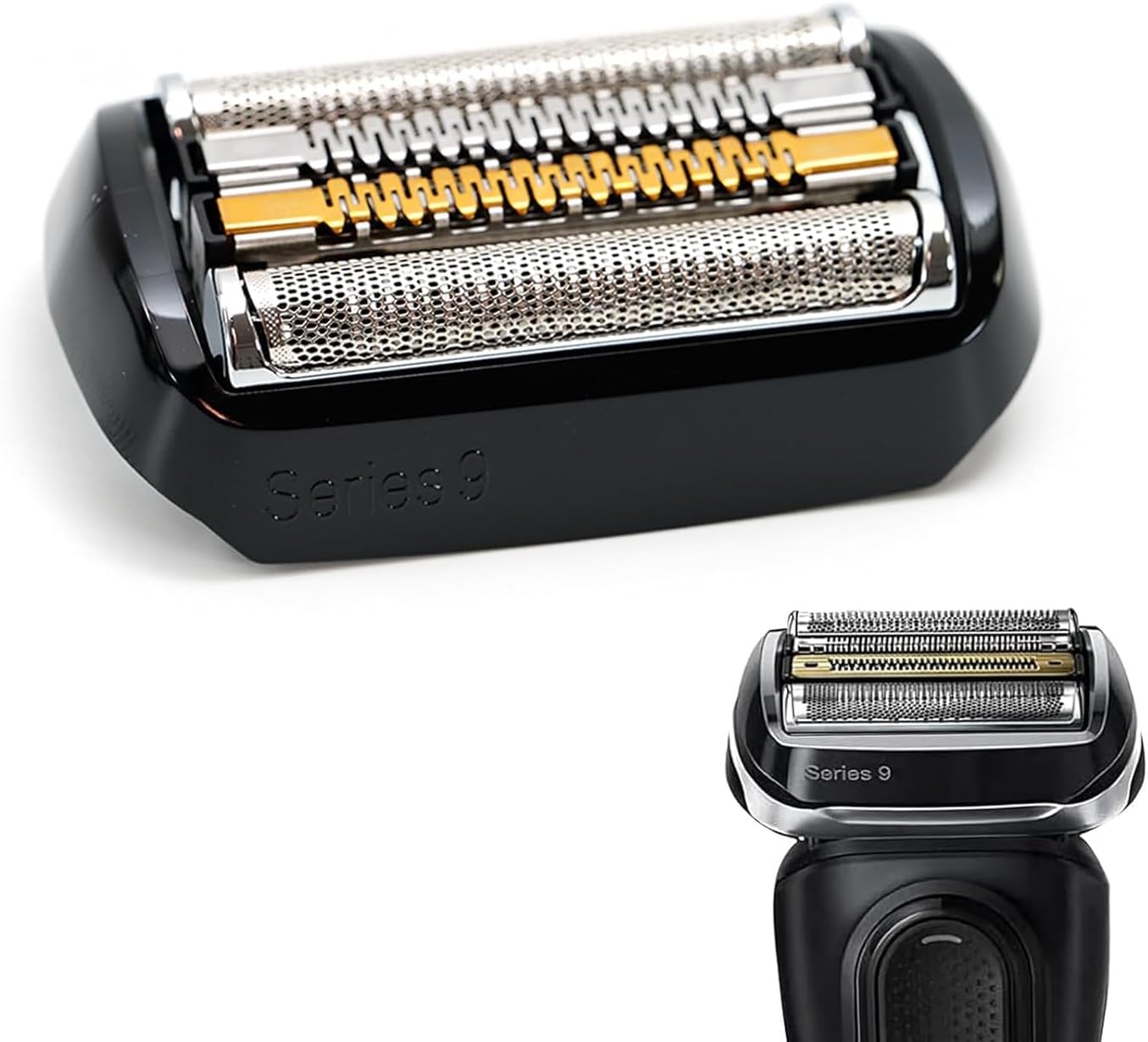 92B Replacement Head Compatible With Braun Series 9, 92B Wet and Dry Replacement Foil and Cutter for Braun Electric Shaver S9 9290cc 9291cc 9370cc