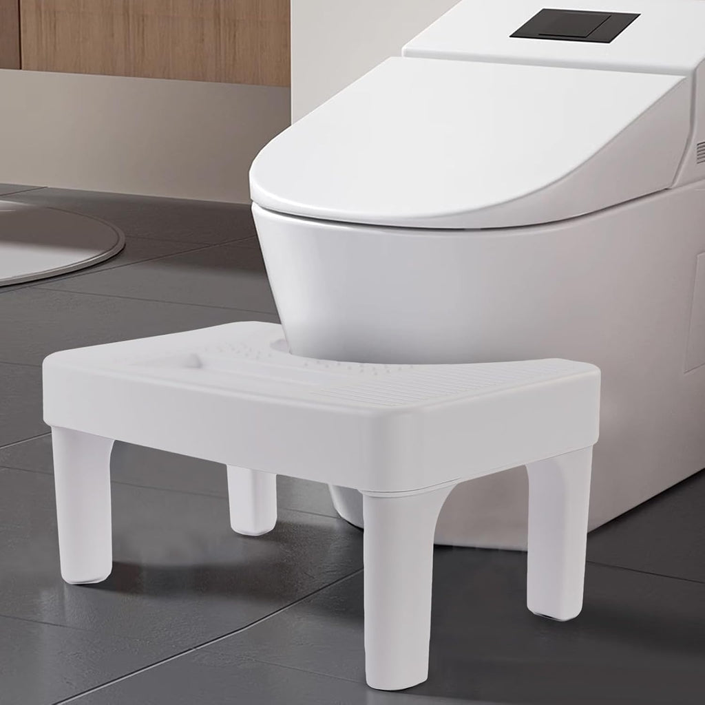 6.7 Inch Step Stool,Portable Plastic Foot Stool,Non-Slip Potty Stool for Bathroom