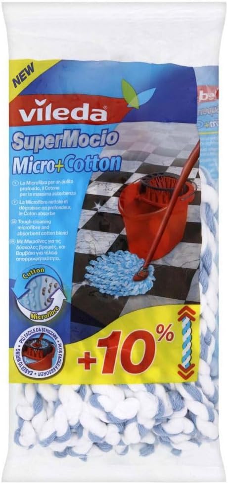 Vileda Supermocio Micro and Cotton Mop Refill