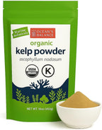 Ocean’s Balance Clean – Wildcrafted Kelp Powder (Ascophyllum nodosum) from the Gulf of Maine | Rich in Iodine & 70+ Minerals | Supports Metabolism, Skin, & Immunity | 16 oz