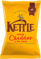Kettle Chips Mature Cheddar & Red Onion, 150g