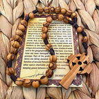 Anglican Olive Wood Prayer Beads - Holy Land Rosary