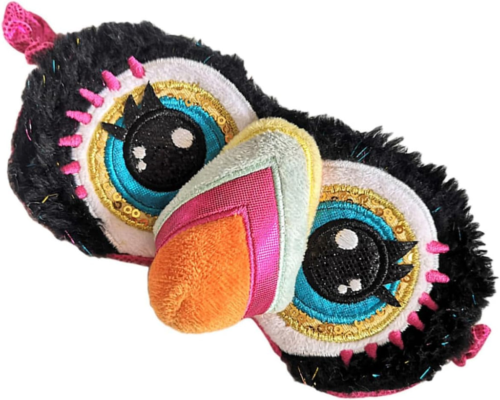 Sleeping Mask Cute Plush Toucan Eye Mask for Boys Comfortable Eye Cover for Travel and Home Rest