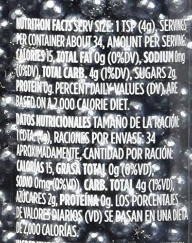 Wilton Decorating Sugar Pearls, 4.80 oz., Black