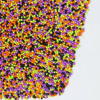 Halloween Nonpareils Sprinkles - 4.6oz (130g) Bulk Black, Purple, Orange, Green Cake Decorations Mix | Edible Cupcake Toppers, Cookie & Ice Cream Toppings for Halloween Parties & Celebrations