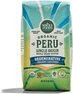 Whole Foods Market, Organic Coffee Whole Bean Certified Regenerative, 12 Ounce