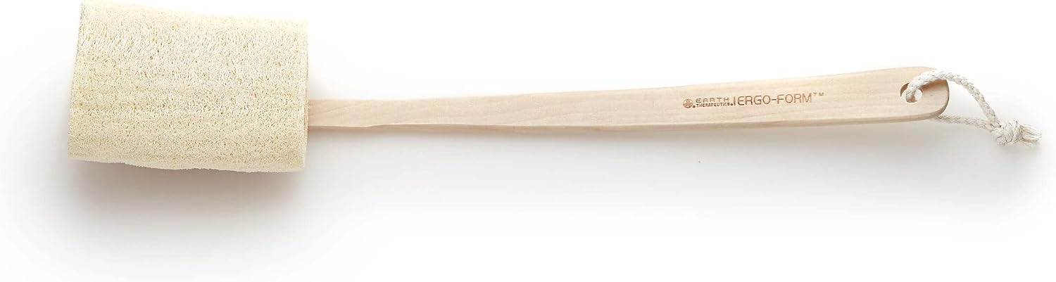 Earth Therapeutics Loofah Back Massager Brush - Deluxe