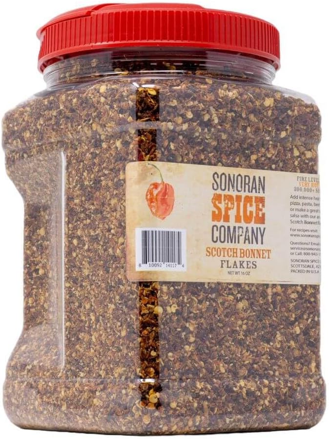 Scotch Bonnet Pepper Flakes (1 LB)