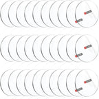 Enoin 30 Pack 1.5 inch Acrylic Circle Blanks - Acrylic Discs Cut to Size Plexiglass Sheets 1/8 inch Thick, Platic Discs Clear Ornaments for Crafts Arts and Crafts, DIY Project, Paintings