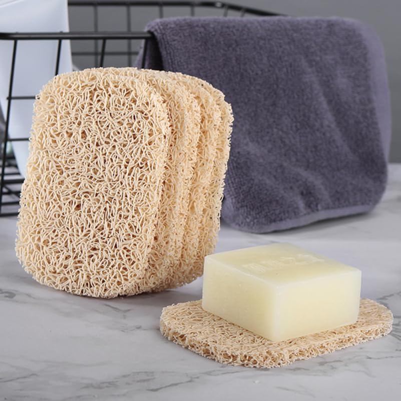 Cabilock Soap Saver Non-Slip Soap Tray with Drain 4.52 Inch PVC Dish for Bar Storage Bathroom and Kitchen Organization Accessory