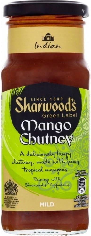Sharwood's Green Label Mango Chutney (360g) - Pack of 2