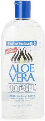 Fruit of the Earth Moisturer Gel, Aloe Vera, 12 Ounce