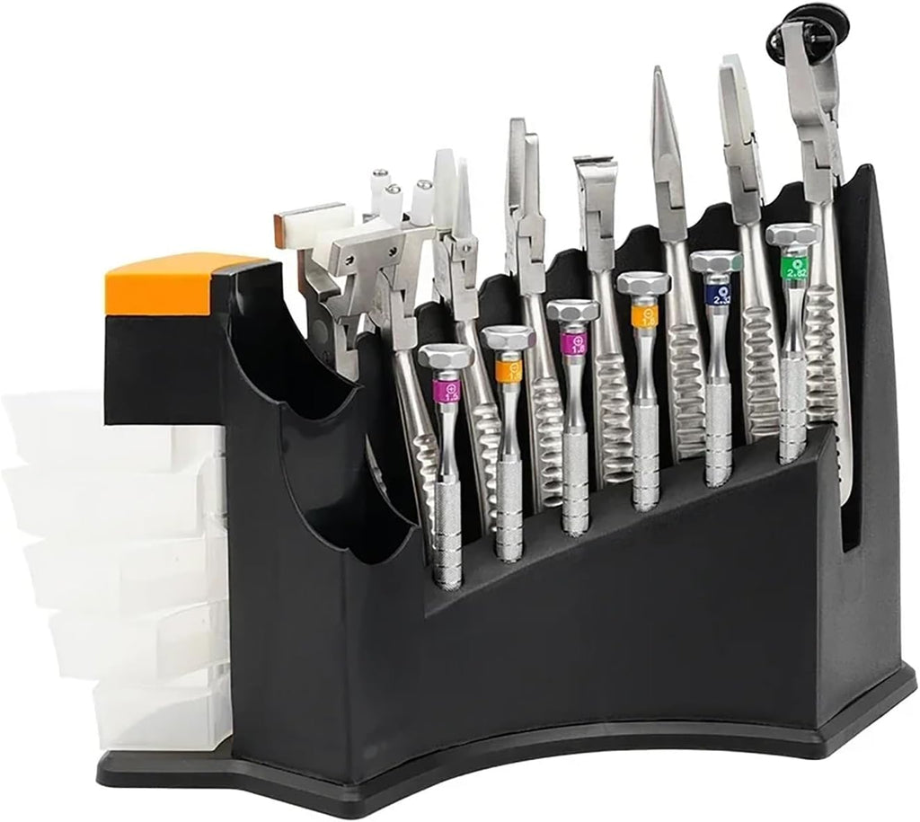 14 pcs Optical Eyeglass Repair Kit Eyeglass Repair Tools Optician's Optical Tool Kit Eyeglass Repair 6 pcs Screwdriver 8 pcs Pliers