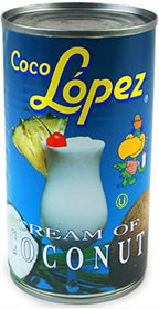 Coco Lopez Coconut Cream Tins 425G - Case Of 24 | Real Cream Of Coconut - Pina Colada Cocktail Mixers