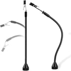 Magnetic Helping Hands, 2 Pack, 10.3 inch Flexible Gooseneck Arms with Alligator Clips, 360° Rotating Clips for Soldering, Jewelry Making, Crafts