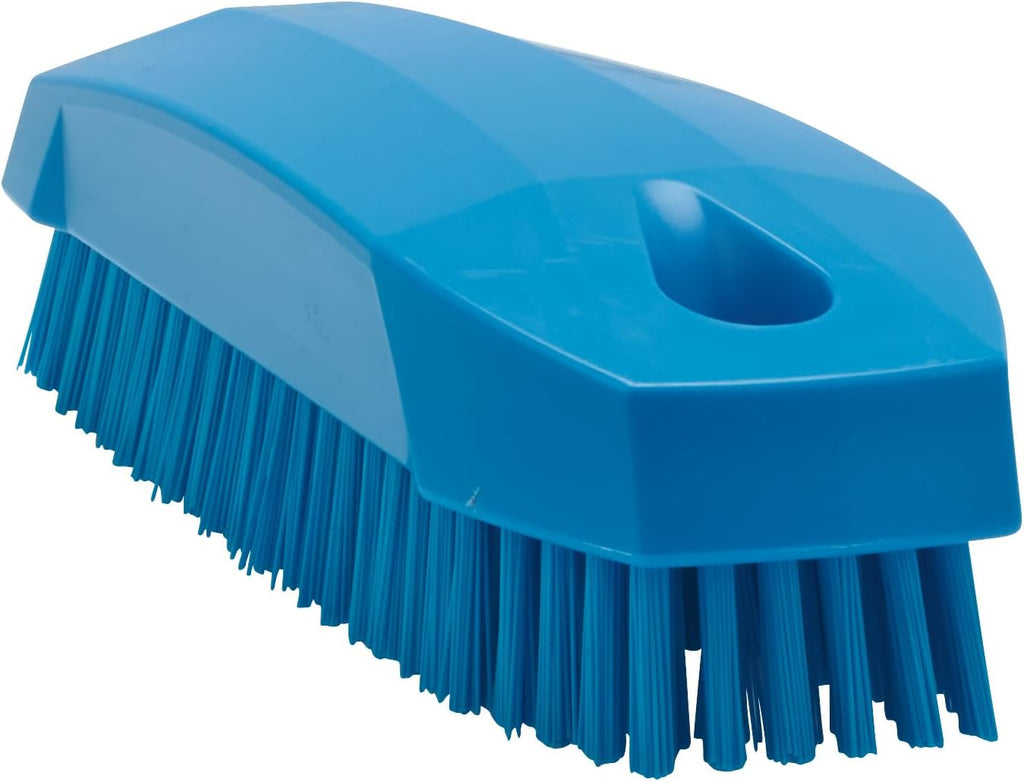 Vikan 64403 Brush,Nail,Stiff,PP/PBT,Blue