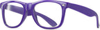 Clear Lens Non-Prescription Retro Nerd Glasses for Men Women - Cosplay Costume Fake Eyeglasses