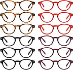 Eyekepper 3 Pack Blue Light Blocking Eyeglasses Crystal Clear Computer Readers