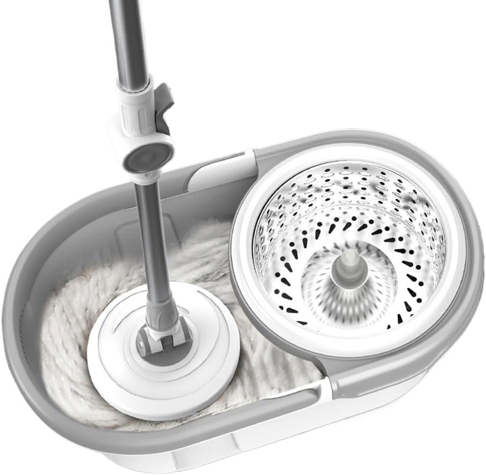 Rotating mop Does not wash Hands, Thickened 360 Degree Suction mop Floor Cloth Lazy Person