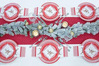 Boston International Roseanne Beck Lunch Napkins, Reindeer Pattern