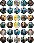 30 x Edible Cupcake Toppers – Magic Adventure Inspired Collection of Edible Cake Decorations | Uncut Edible on Wafer Sheet