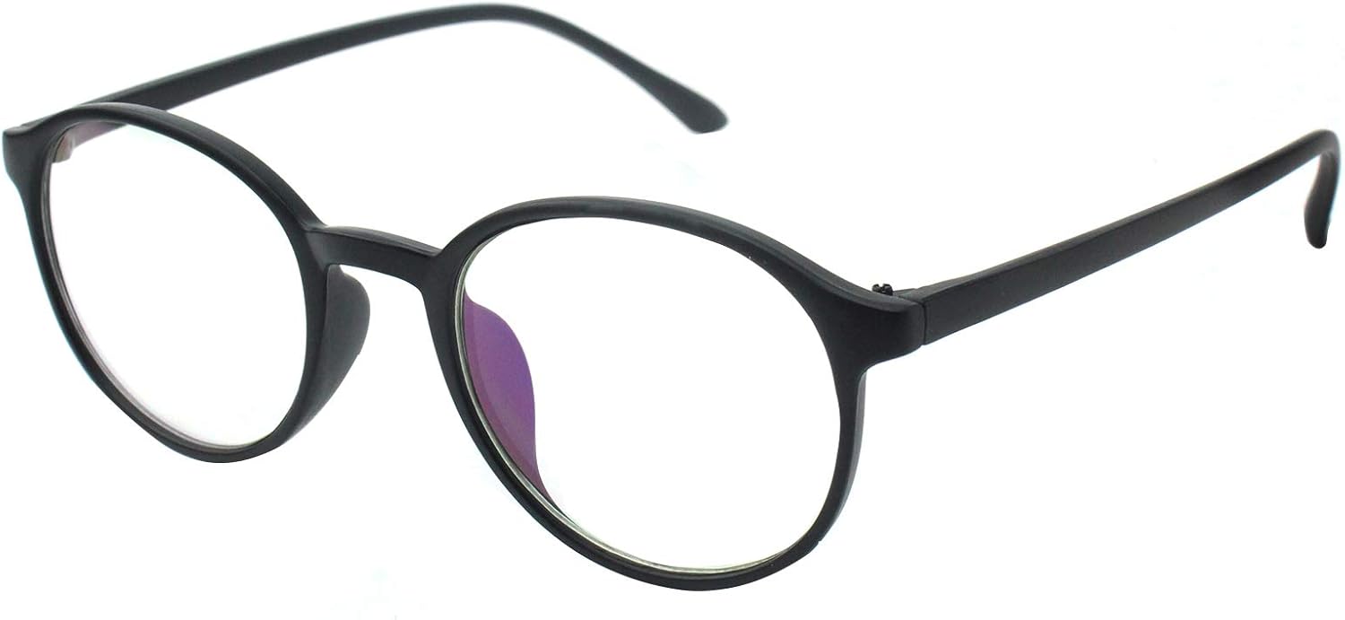 Oversize Classic Readers Mens Womens Home Office +3.75 Black Reading Glasses
