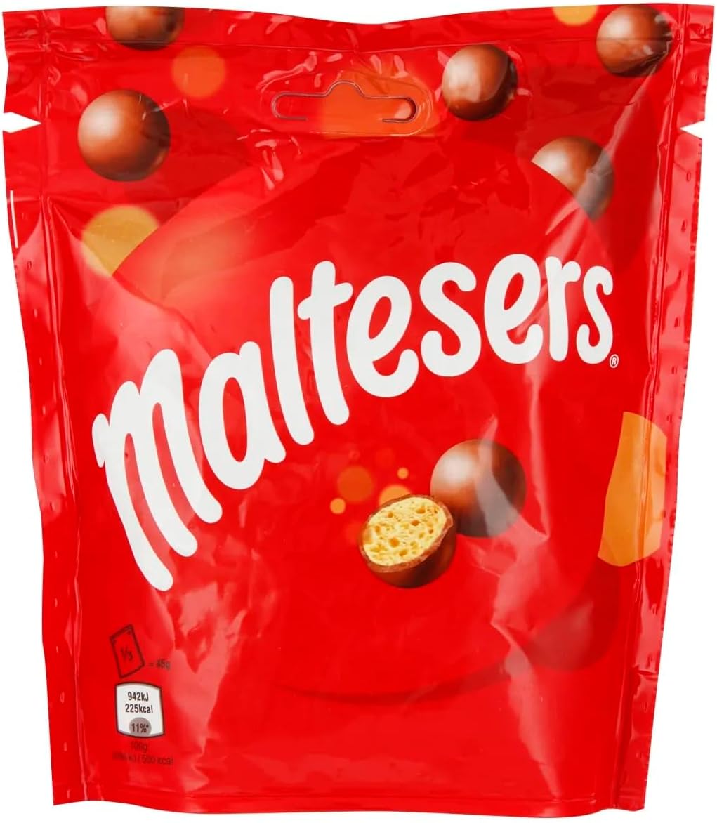 Maltesers I Crunchy Chocolade covered Cookie Balls I 135g 4.76 ounce