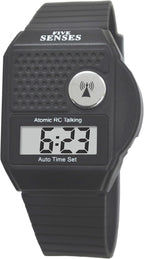 FIVE SENSES - English Atomic Talking Watch, Easy to use for Seniors Blind Men Women, Loud Talking Watch with Sound for Vision Impaired, Watches for Elderly Women, Blind People Products 1026