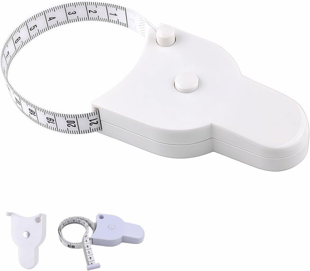 60"/150cm Dual Scale Auto-Lock Tape Measure for Body - Retractable Y-Type, Waist Hip Arms Measuring, Fitness & Sewing, Portable Handheld Tape Measure