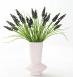 5Pcs Artificial Grape Hyacinth Branches 11.8In Fake Muscari Hyacinth Bouquet for Home Office Wedding Party Floral Decor (Purple)