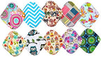 10PCS 8 Inch Reusable Washable Menstrual Pads Sanitary Pads Panty Liner
