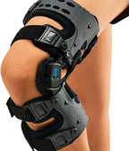 Comfyorthopedic UPGRADED Single Side OA Medial Unloader Knee Brace for Men and Women Osteoarthritis & Arthritis Pain Support, Bone on Bone Joint Offloader L1851 L1843 Built-in Hex Key, Fits Up To 32in Plus Size Thigh Left