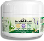 Jock Itch Antifungal Skin Cream: Tea Tree Oil Anti Fungal Cream with Aloe Vera, Lavender & Eucalyptus – Extra Strength Herbal Moisturizer for Itchy Skin Soothing– for Men & Women, 30g