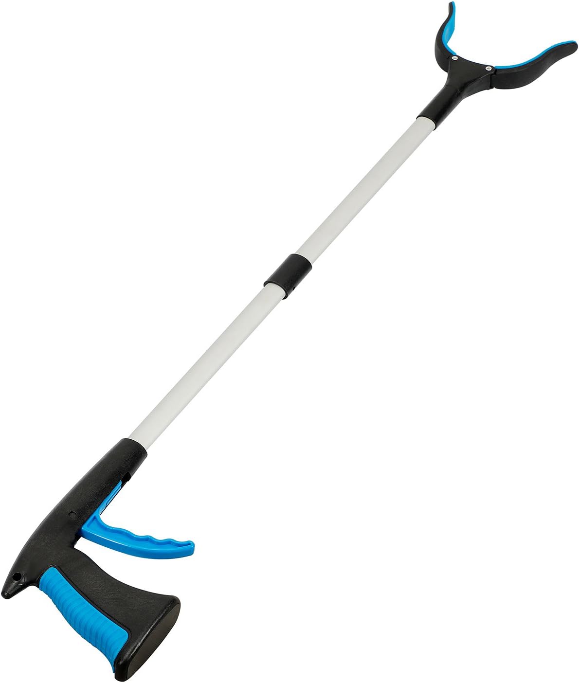 Grabber Reacher Tool for Elderly, 32" Foldable Picker Upper Grabber, Long Handy Mobility Aids, Reaching Assist Tool for Trash Claw Pick up, Litter Picker, Garden Nabber, Arm Extension (Mazarine)