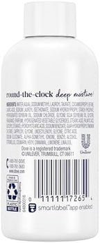 Dove Body Wash Deep Moisture for 24hr Lotion-Soft Skin Moisturizing Skin Cleanser with No Sulfates No Parabens 3 oz