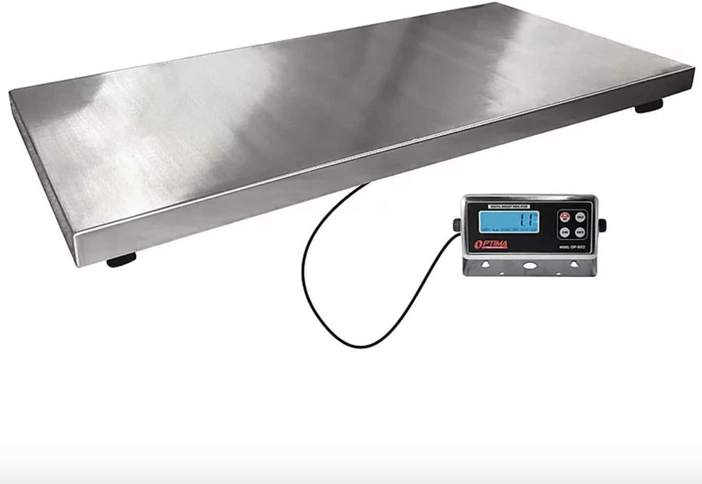 Optima Scales OP-922-E Vet Scale, 1,000lb x 0.2lb, Digital Indicator