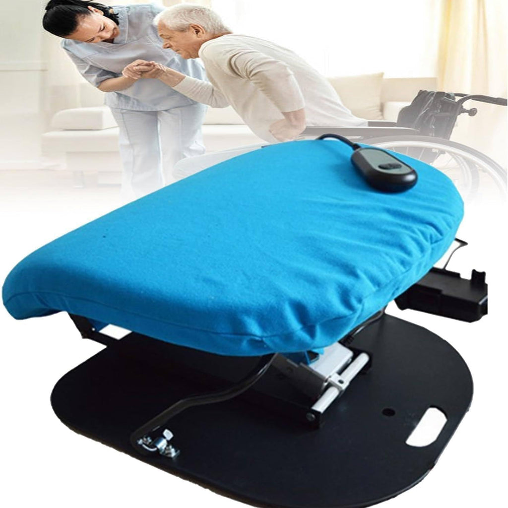 Easy Lift Assist Cushion, Portable Electric Lift Seat Cushion, Easy-to-Carry Standing Assist, Suitable for The Elderly to Assist in Standing, Supports up to 200 LBS,Blue